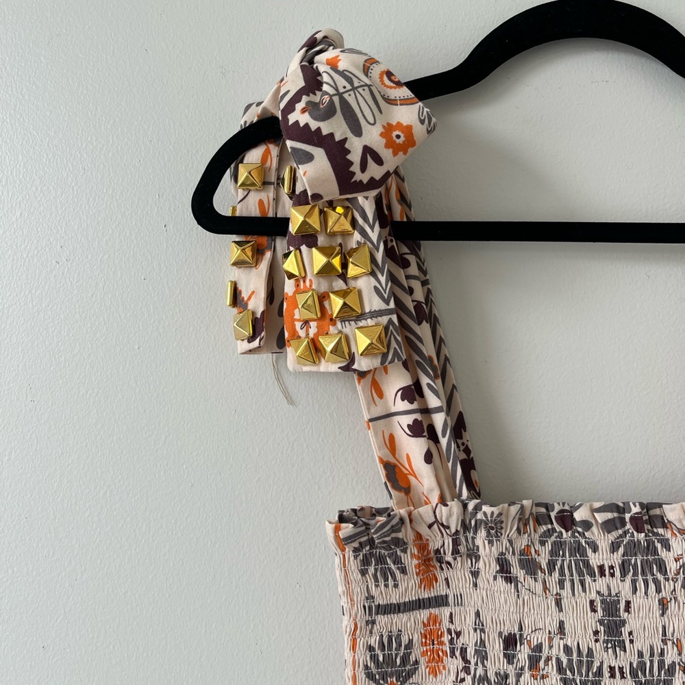Boho Floral Maxi Dress - Purple & Yellow - Picture 7 of 10